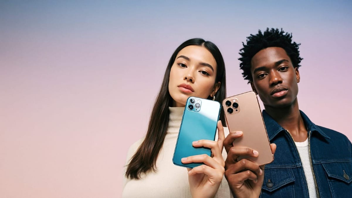 A person holding a new iPhone with a Boost Mobile SIM kit
