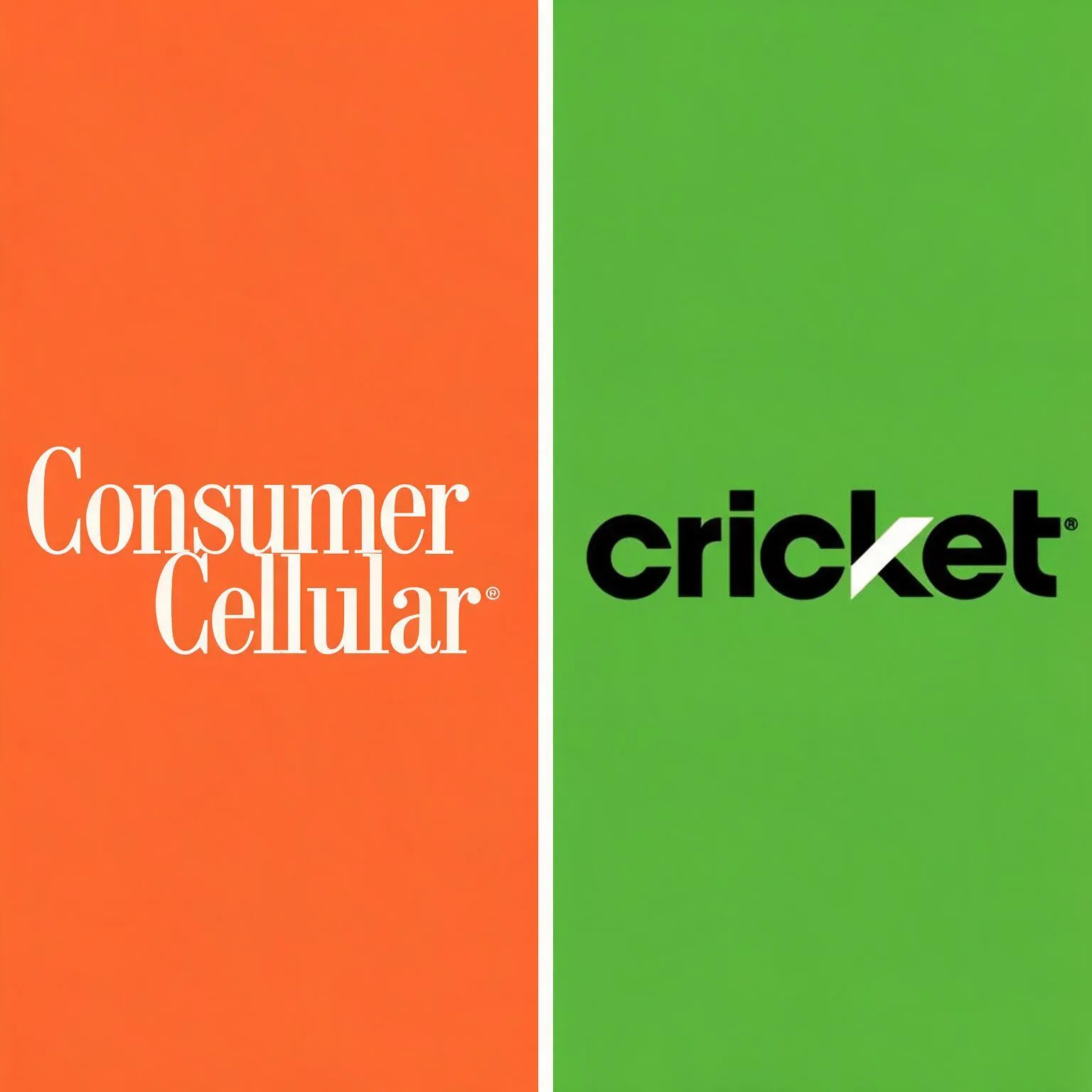 Consumer Cellular and Cricket Wireless compared on the AT&T network